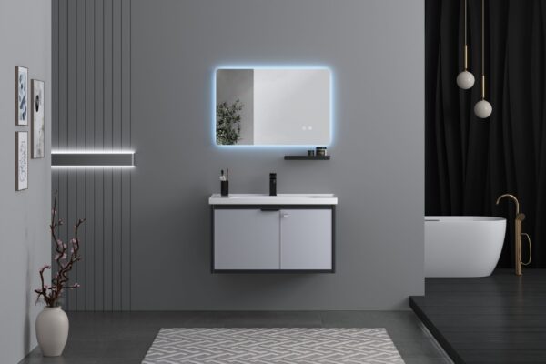 LED Bathroom Mirror Vanity Set