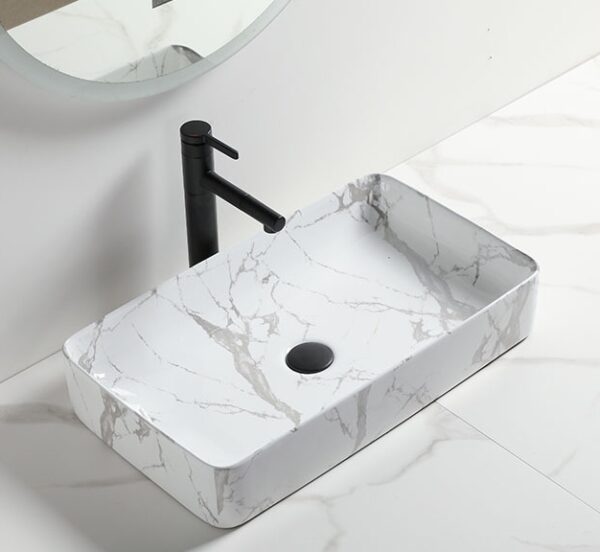 Countertop Marble Basin with faucet