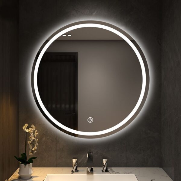 Round Smart LED Mirror